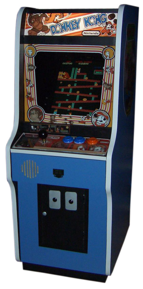 donkey kong arcade cabnet